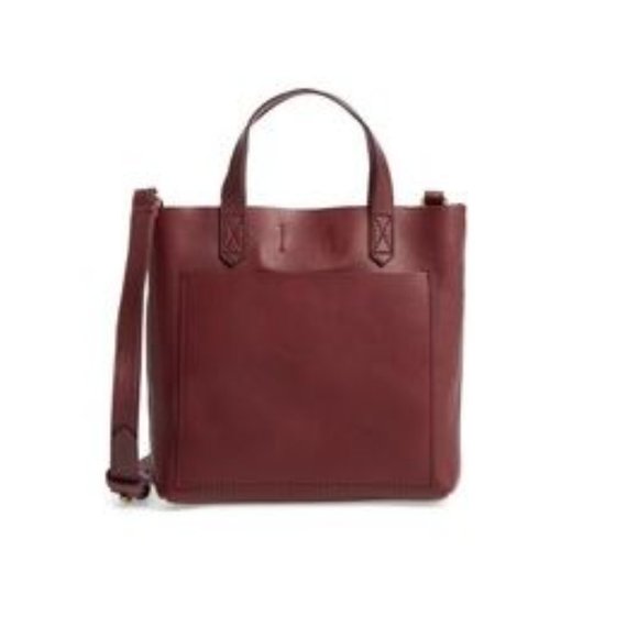 Madewell Handbags - Madewell Small Transport Crossbody Burgundy